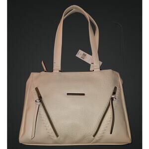 Rosetti Large Satchel Bag with Double Zippered Front Pockets